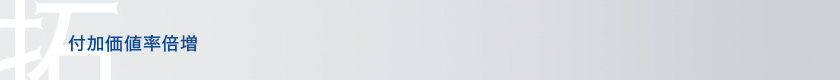 付加価値率倍増
